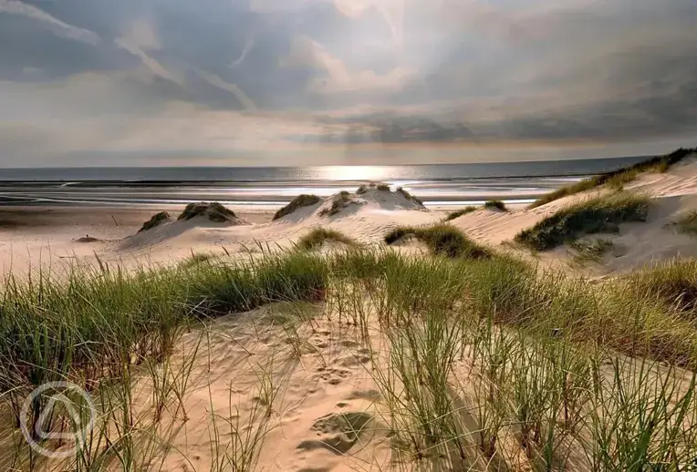 Nearby beach