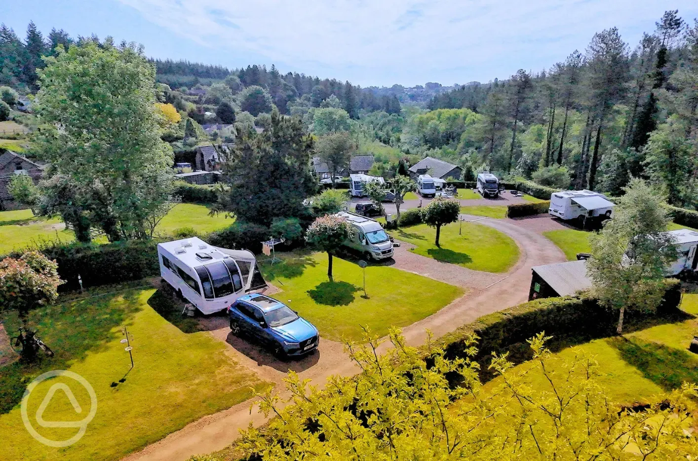 Aerial of the site