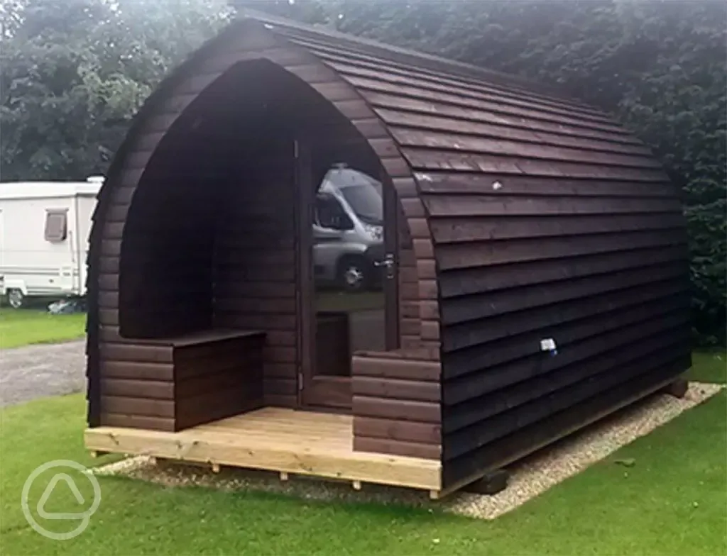 camping pods at hartsholme 