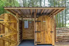 Glamping pod with private shower Glamping pod with private shower