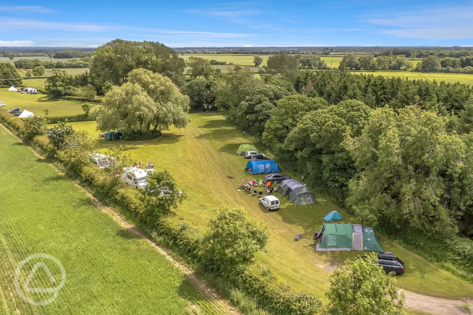 Aerial of the site