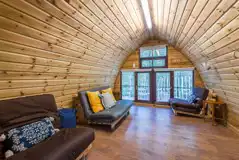 Camping pod interior 