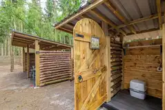 Glamping pod with private toilet Glamping pod with private toilet