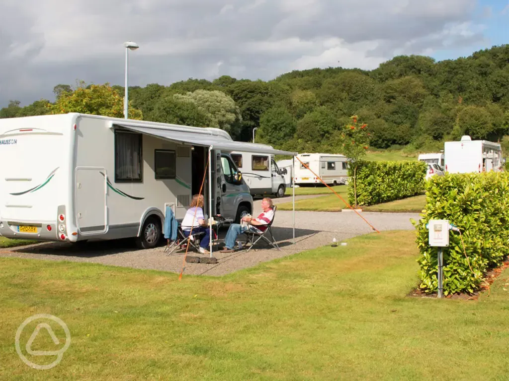 Touring with an awning