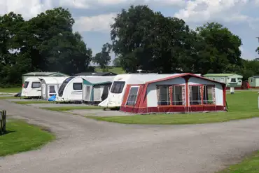 Serviced Pitches with space for awnings