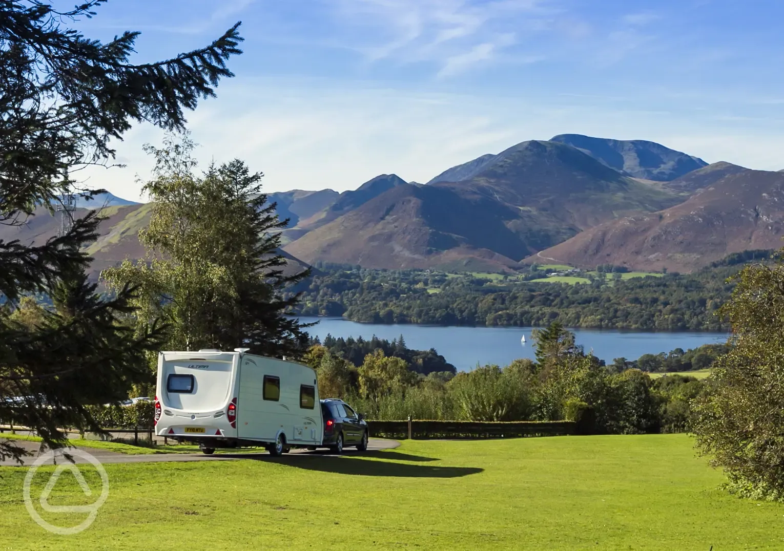 The view from Castlerigg Hall Caravan and Camping Park