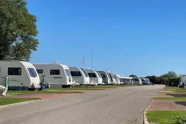 Fully serviced hardstanding touring pitches at Skirlington Coast Yorkshire