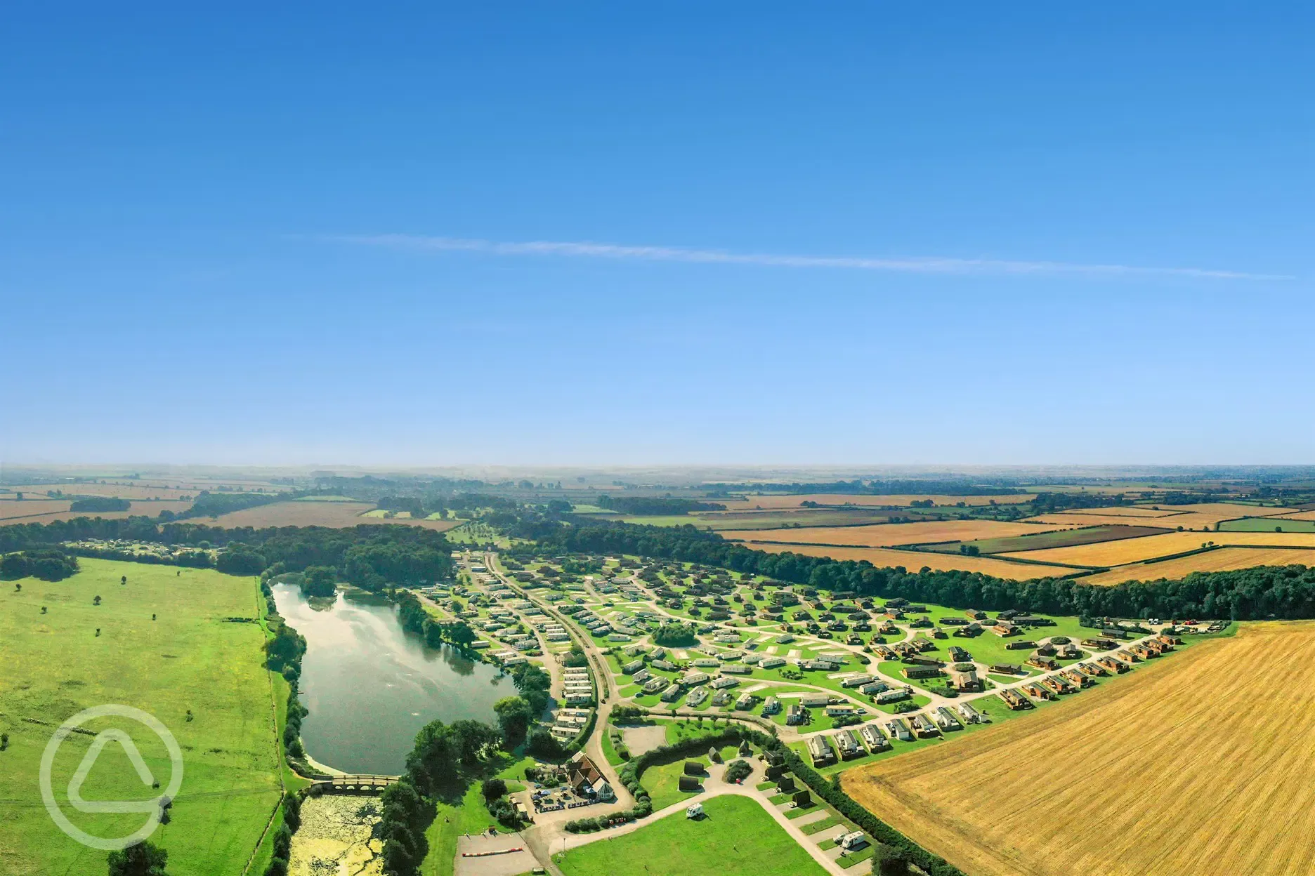 Aerial of the site