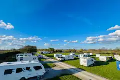 Aerial of the hardstanding pitches