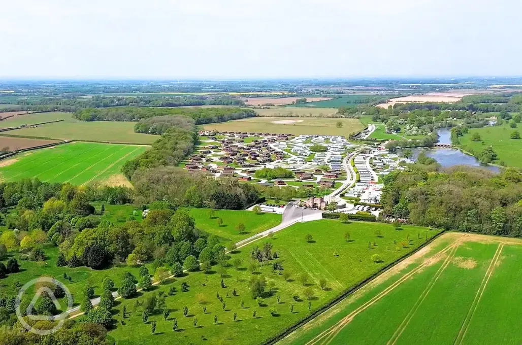 Aerial of the site