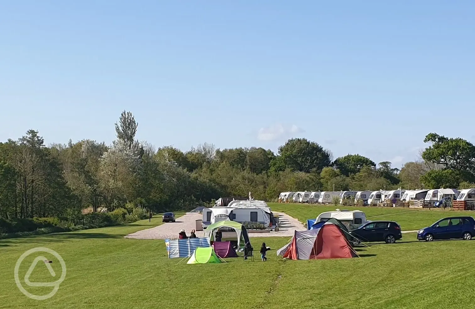 Main camping field at Wyreside