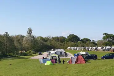 Main camping field at Wyreside