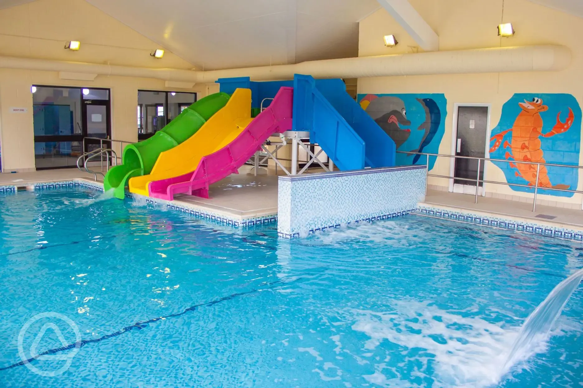 Indoor heated swimming pool - open Easter to September