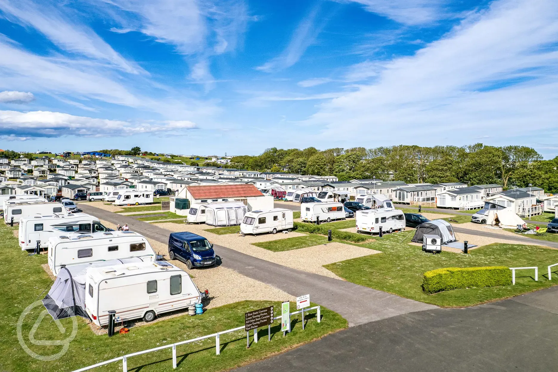 Lower all weather touring super pitches