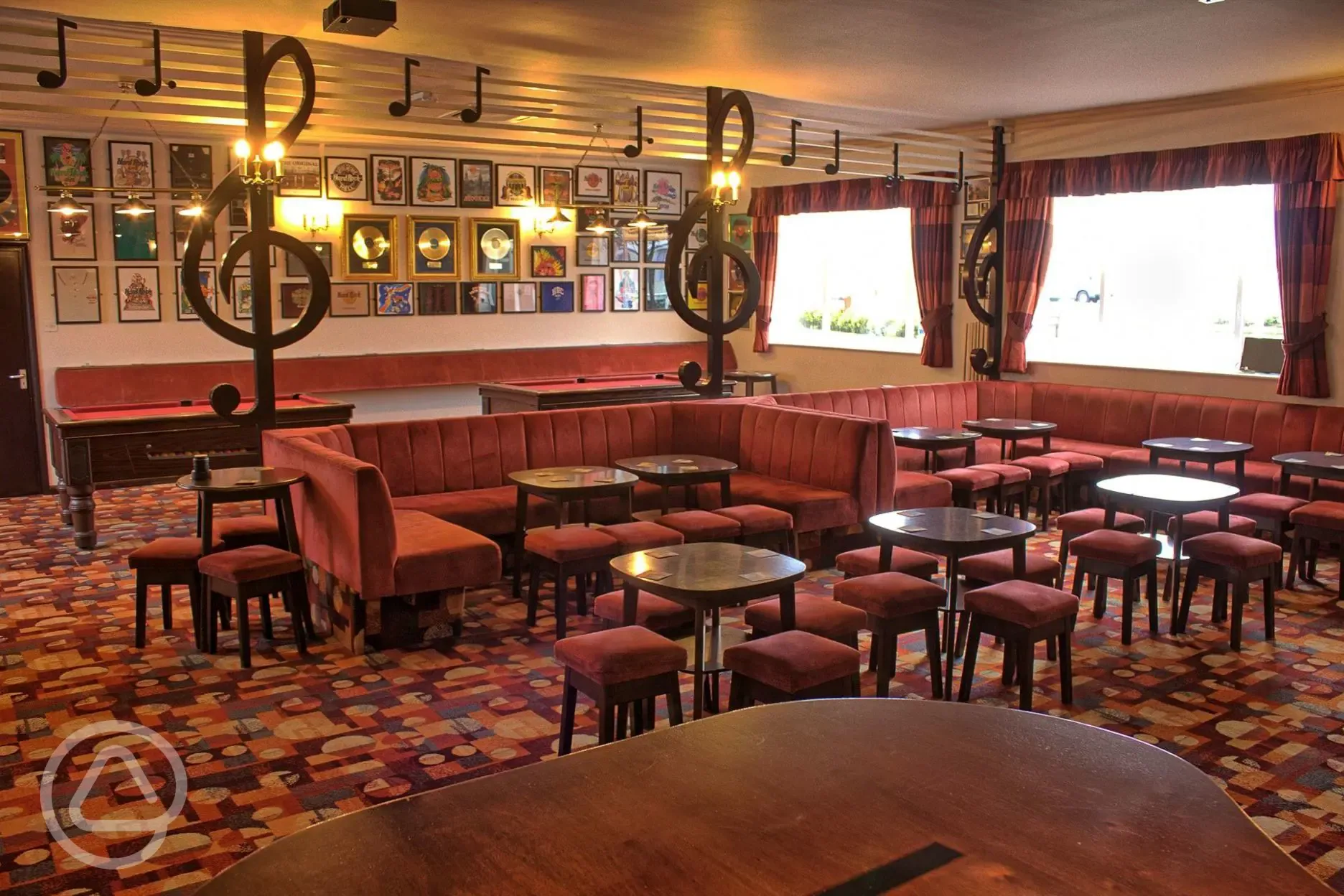 Family bar at Crows Nest Caravan Park