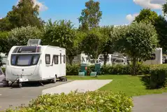 Fully serviced hardstanding pitches with electric, waste, and water