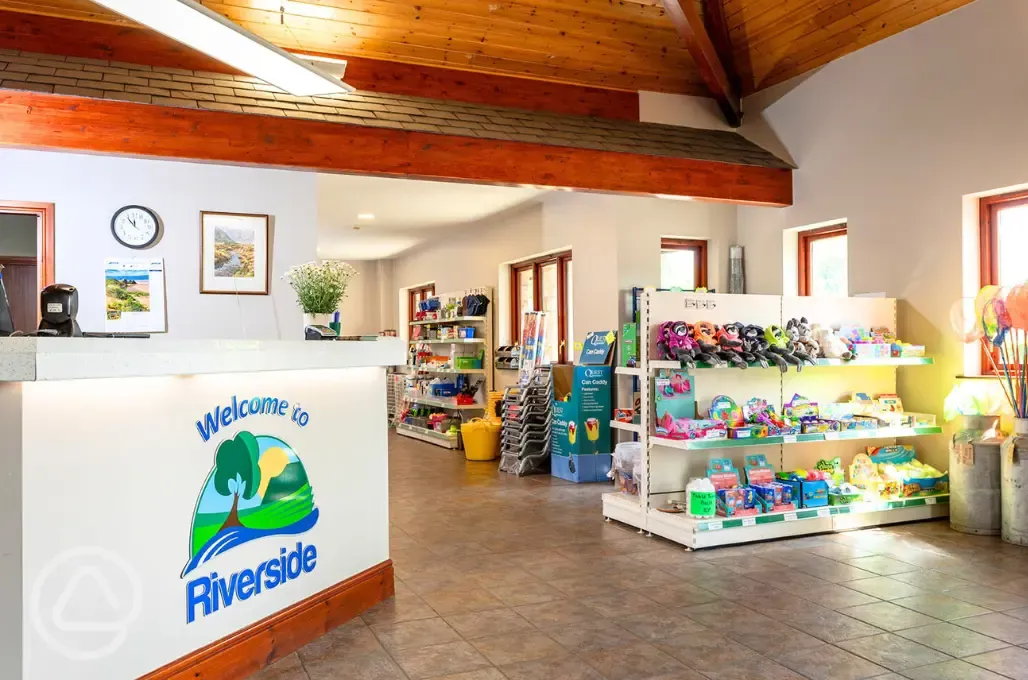 Riverside Caravan Park's reception Riverside Caravan Park's reception