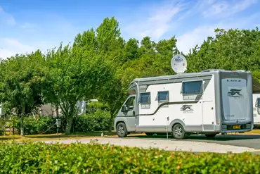 Fully serviced hardstanding pitches at Riverside Caravan Park