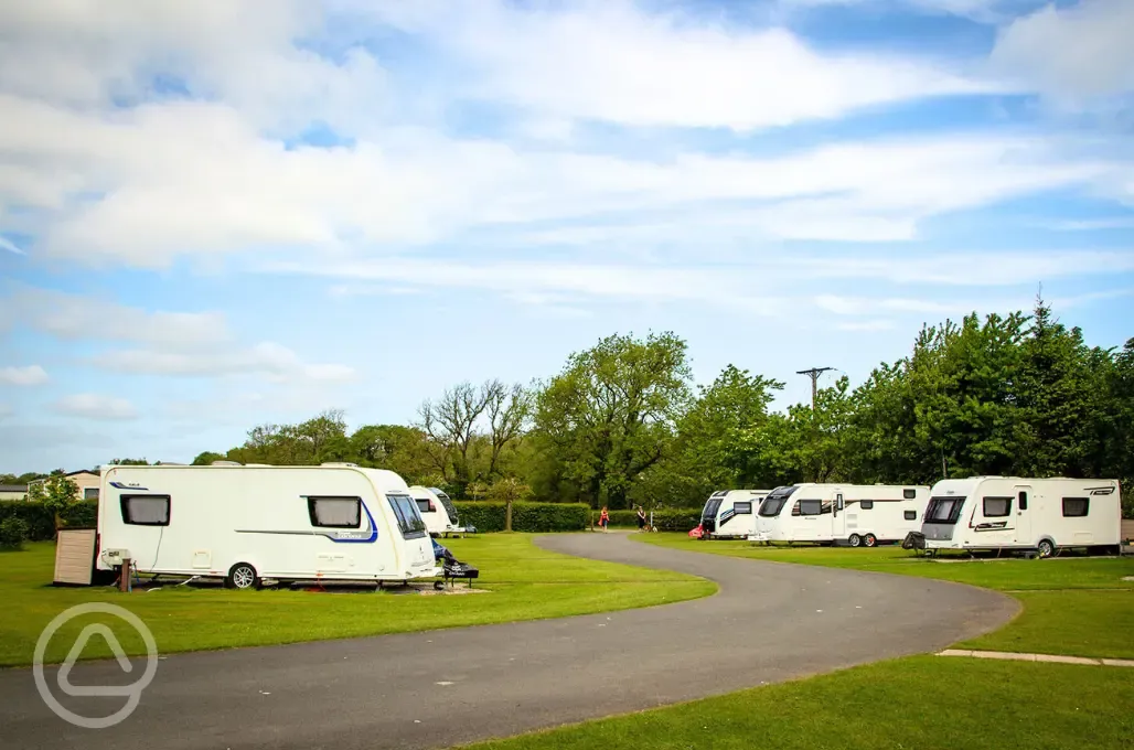 Electric hardstanding pitches Electric hardstanding pitches