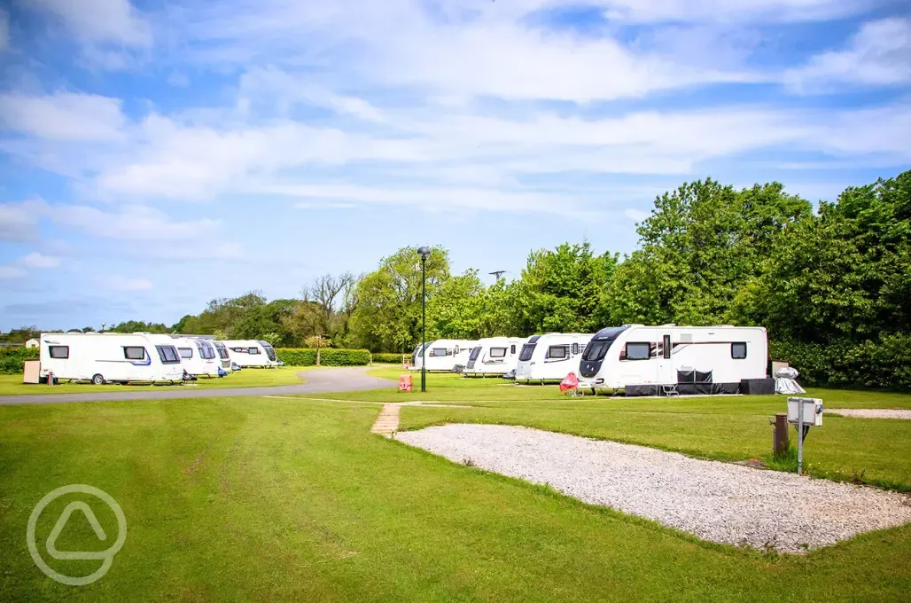 Electric hardstanding pitches Electric hardstanding pitches