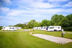 Electric hardstanding pitches with a 16 amp hook up 
