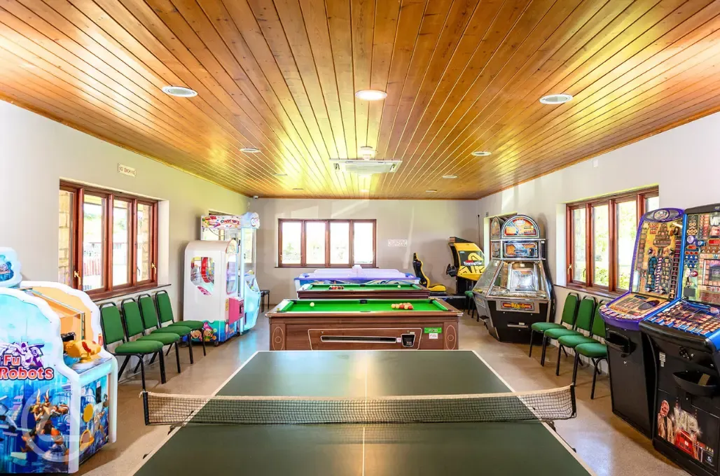Games room at Riverside Caravan Park Games room at Riverside Caravan Park