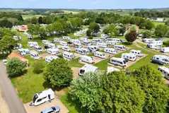 Aerial of hardstanding pitches
