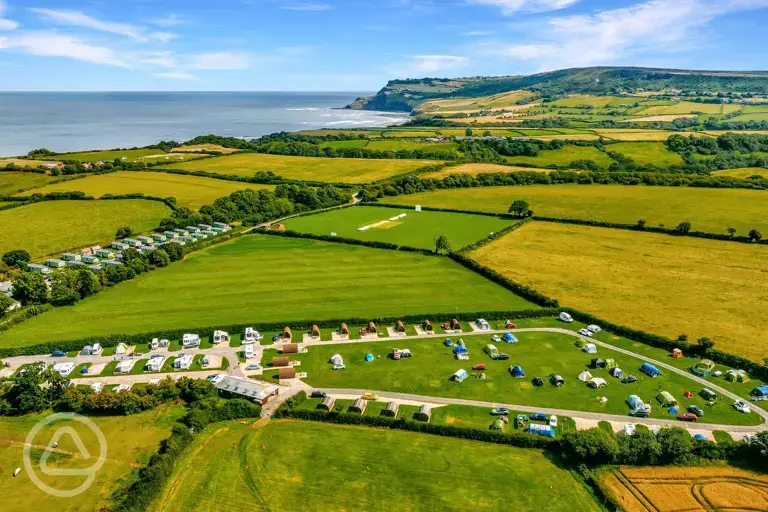 Campsite aerial