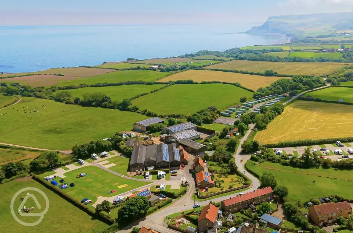 Campsite aerial