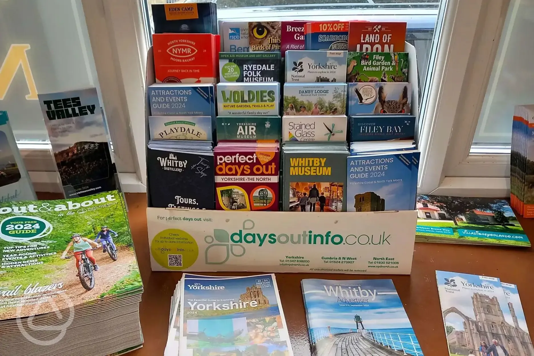 Tourist information area in reception Tourist information area in reception