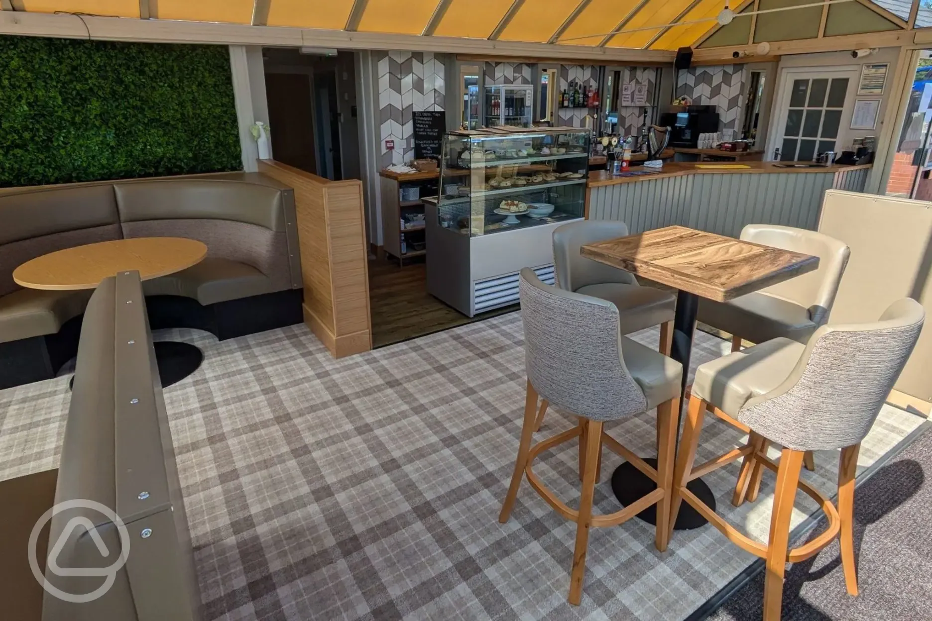 Cafe and bar seating Cafe and bar seating