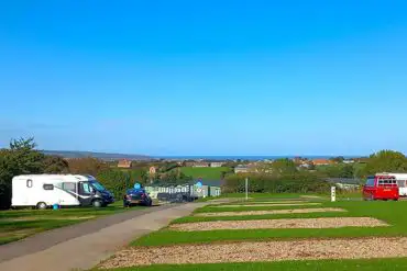 Hardstanding pitches with optional metered electric at York House Caravan Park