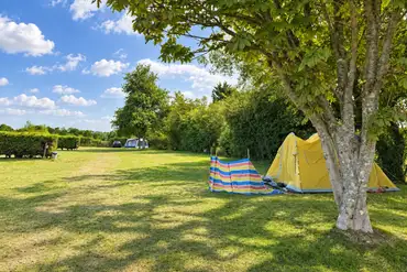 Electric grass pitches (Kingfisher Meadows) with 10amp electric hook up