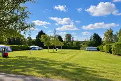 Electric grass pitches (Kingfisher Meadows) with 10 amp electric hook up
