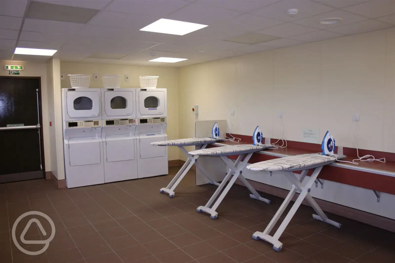 washing up and laundry area