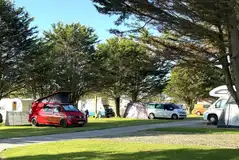 Fully serviced hardstanding touring pitches