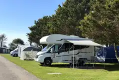 Fully serviced hardstanding touring pitches