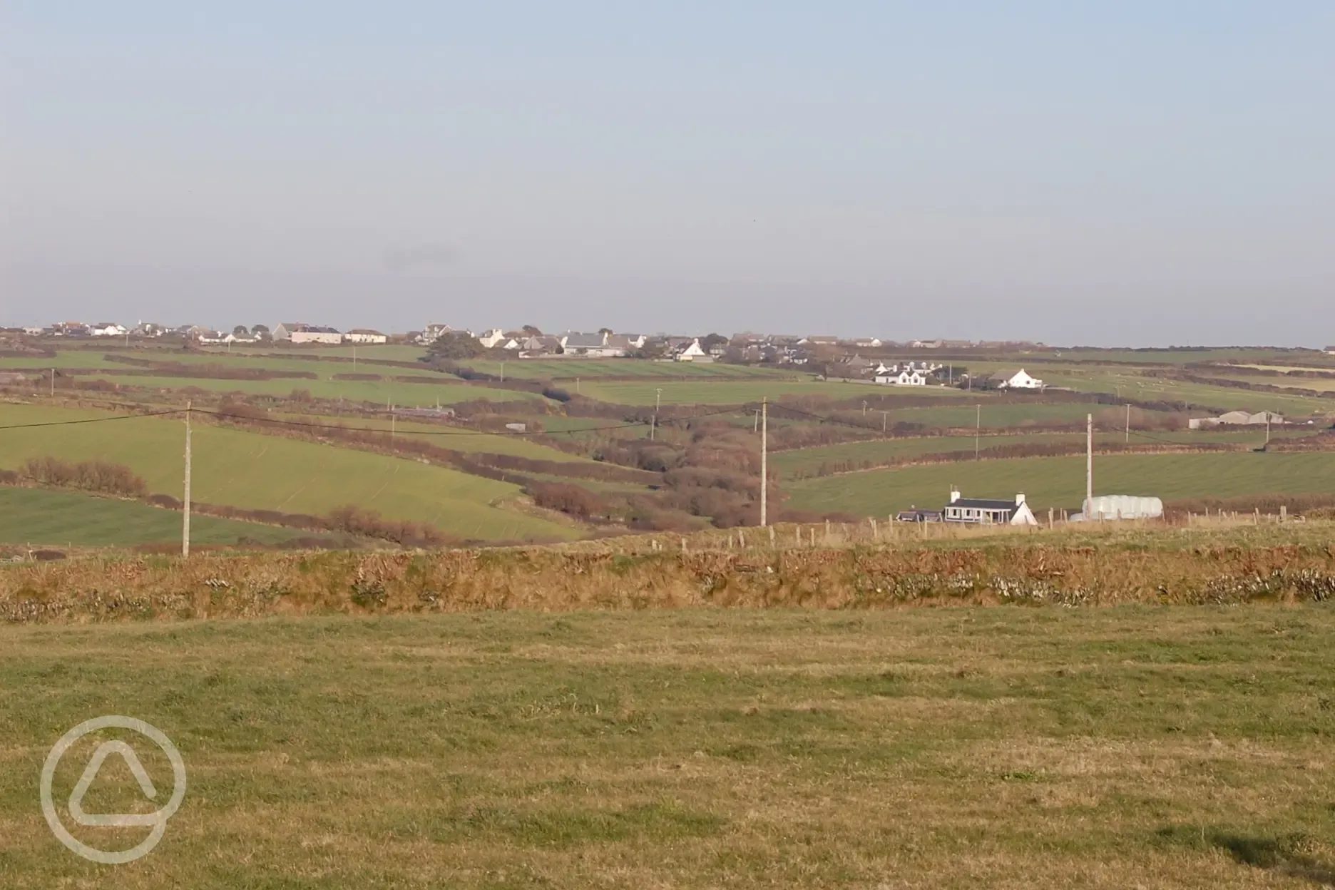 View inland to Bodmin