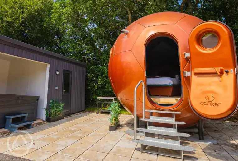 The Conker unique glamping pod