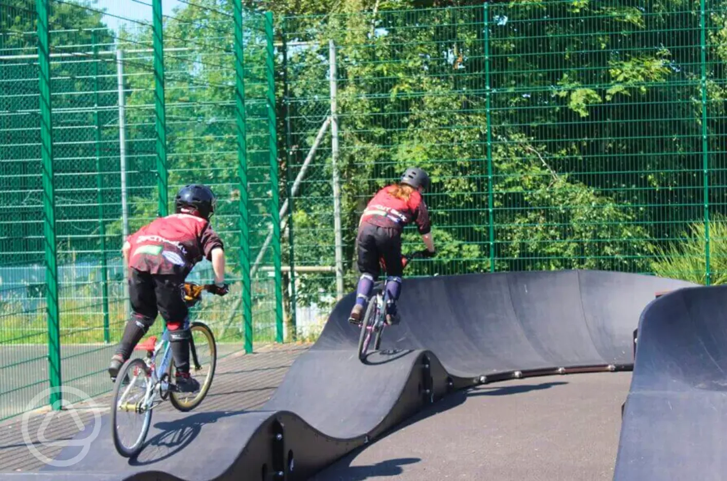 Bike track pump track