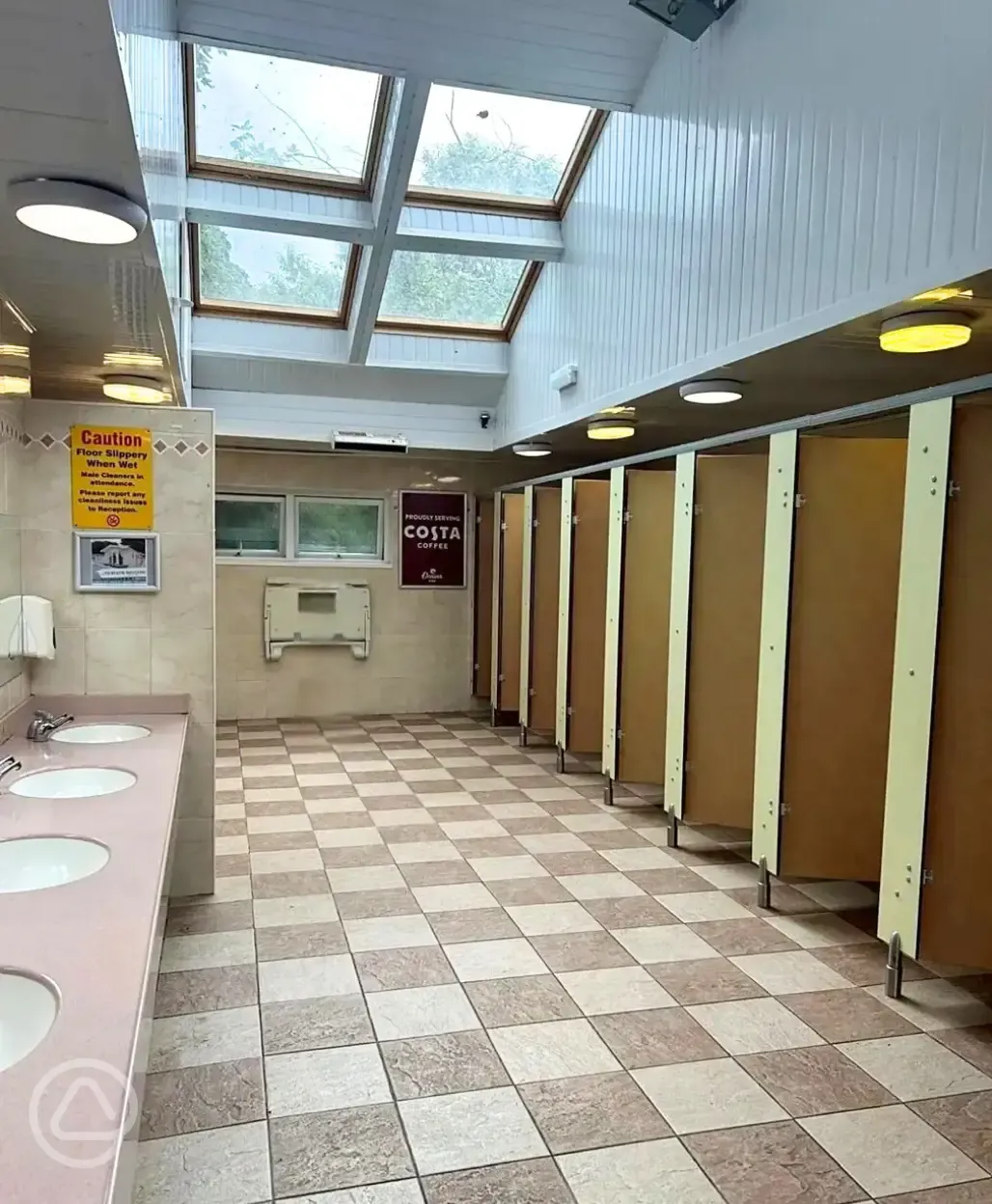 Toilets (heated in the winter months)