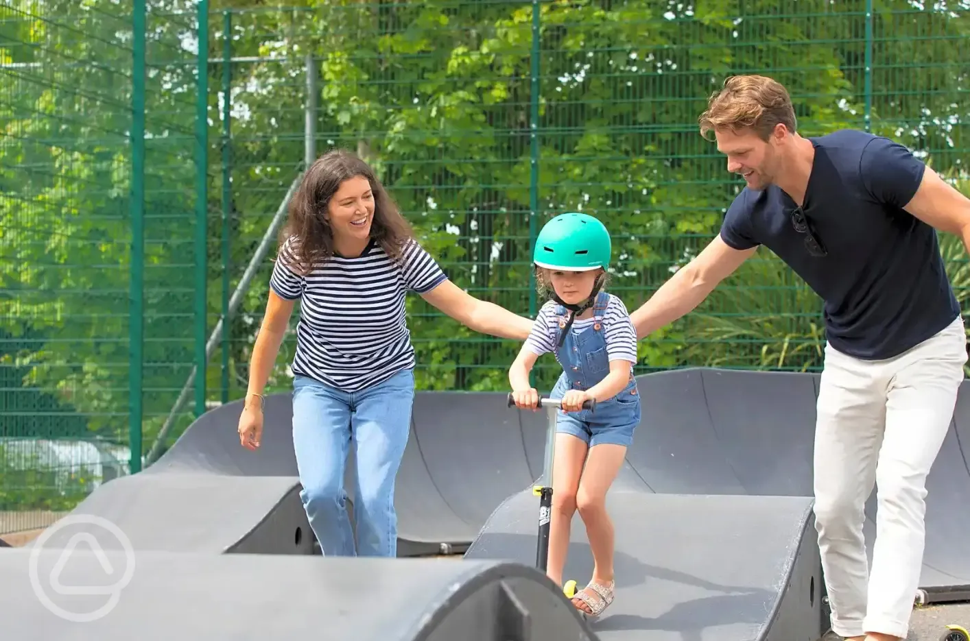 Bike track pump track