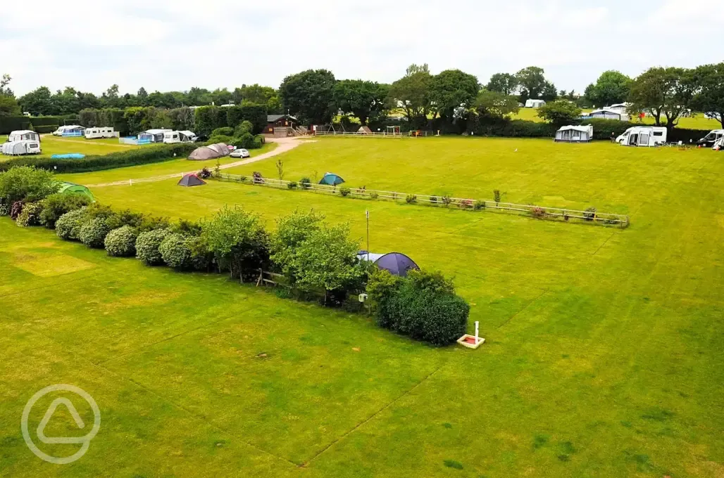 Aerial of the site