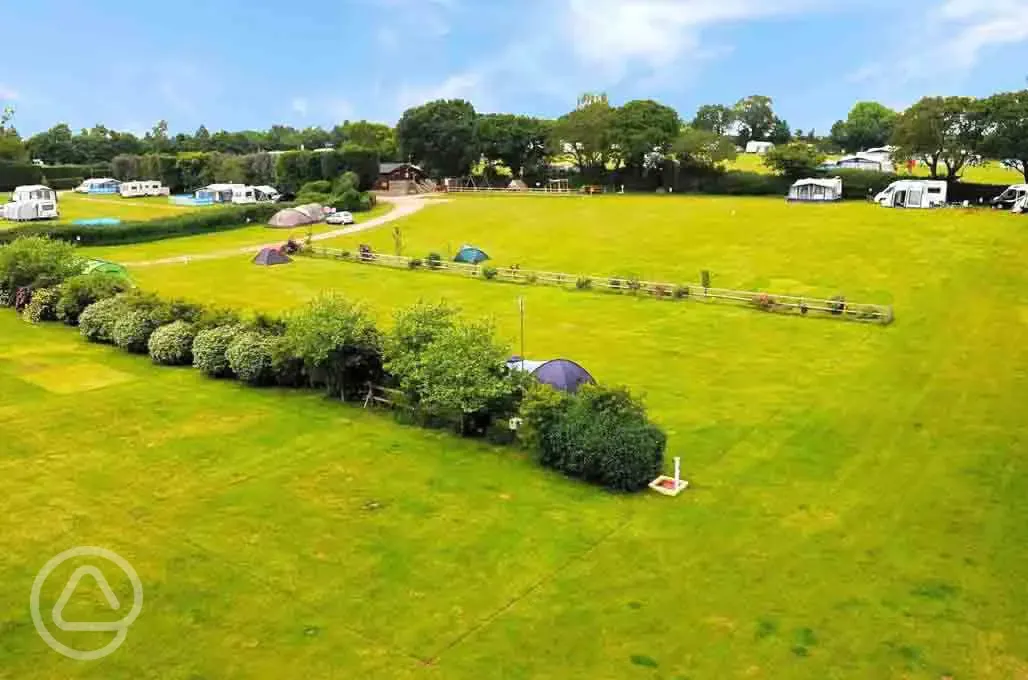 Aerial of the site