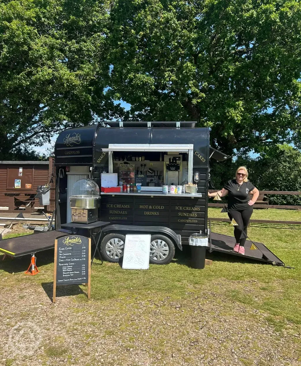 Visiting food truck