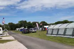 Grass and hardstandings pitches with an optional 16 amp hook up