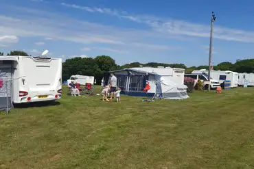 Plenty of room for touring caravans, motorhomes and tents