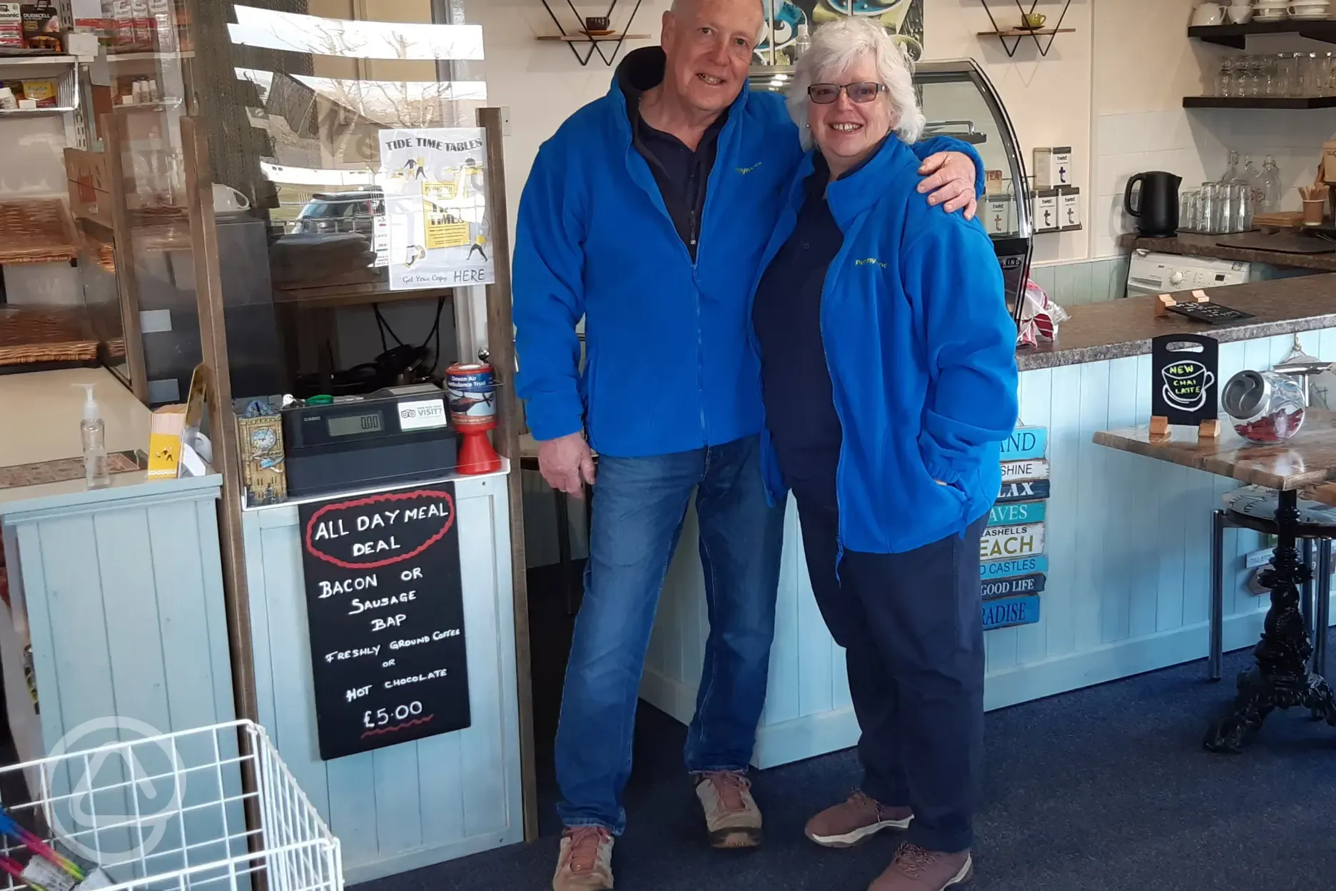 Mike and Jo welcomes you to the Pennymoor Cafe and Store