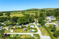 Aerial of the campsite