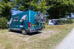Grass pitches for tents and tourers with an optional 10 amp hook up 
